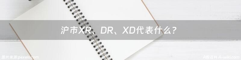 沪市XR、DR、XD代表什么？