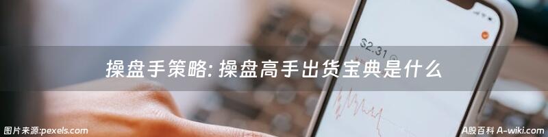 操盘手策略: 操盘高手出货宝典是什么