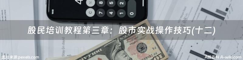 股民培训教程第三章：股市实战操作技巧(十二)