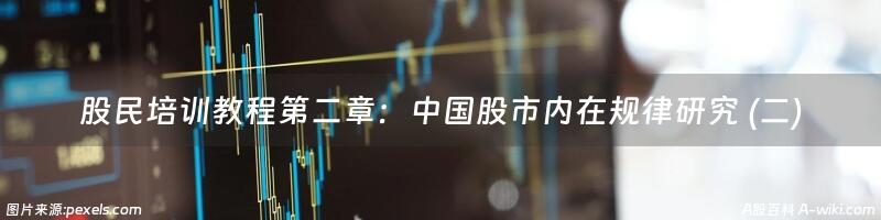 股民培训教程第二章：中国股市内在规律研究 (二)