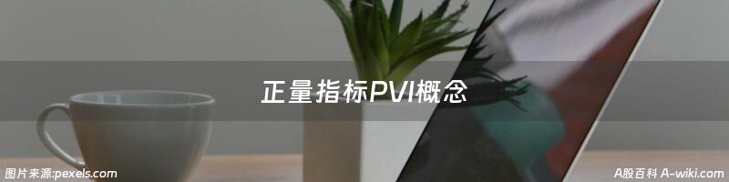 正量指标PVI概念