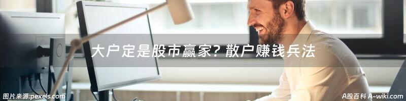 大户定是股市赢家? 散户赚钱兵法