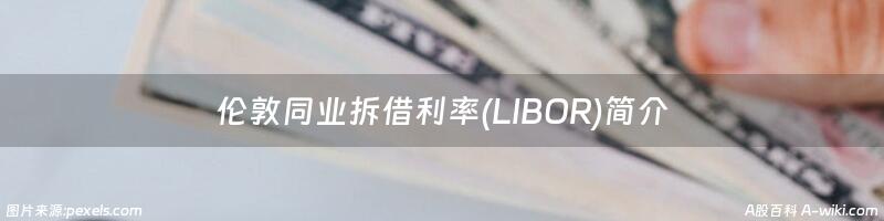 伦敦同业拆借利率(LIBOR)简介