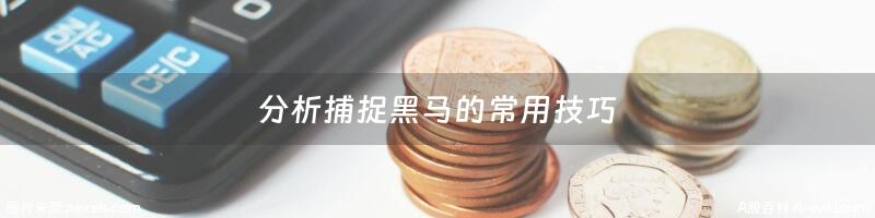 分析捕捉黑马的常用技巧