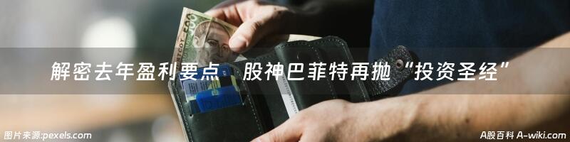 解密去年盈利要点　股神巴菲特再抛“投资圣经”